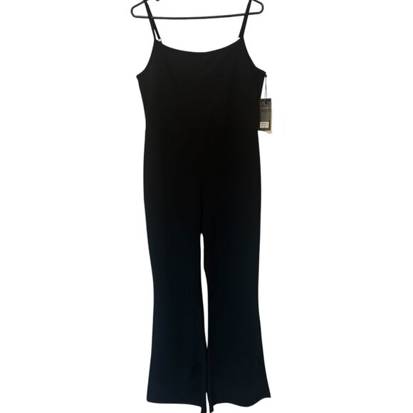 NWT Kimberly C black Curvy Groovy Flare Jumpsuit sz 1X - Picture 3 of 11